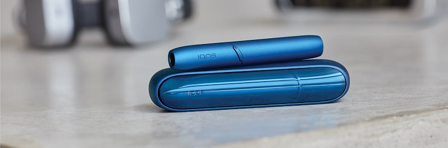 IQOS 3 DUO w kolorze niebieskim 
