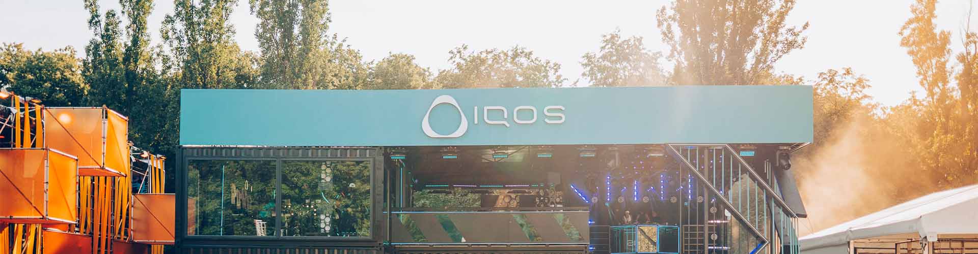 Strefa IQOS na letnim festiwalu muzycznym
