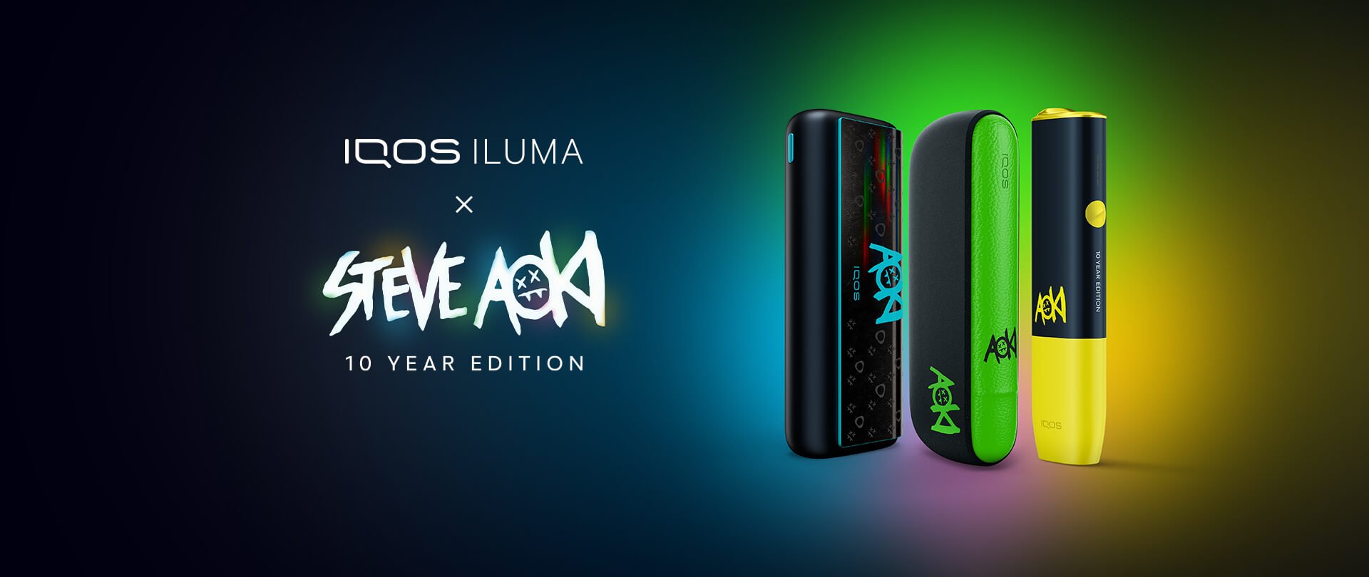 urzadzenia z serii IQOS ILUMA x Steve Aoki