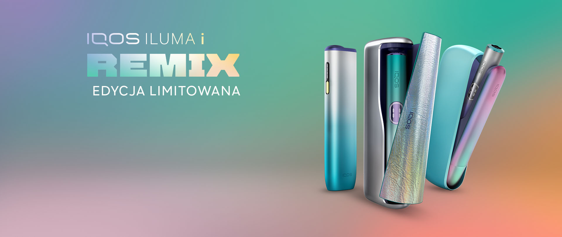 Edycja limitowana IQOS ILUMA i REMIX. 3 urządzenia IQOS ILUMA i w opalizujących kolorach    
