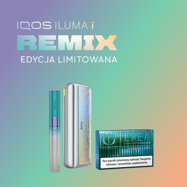 Limitowana seria IQOS ILUMA i Remix i paczki wkładów TEREA