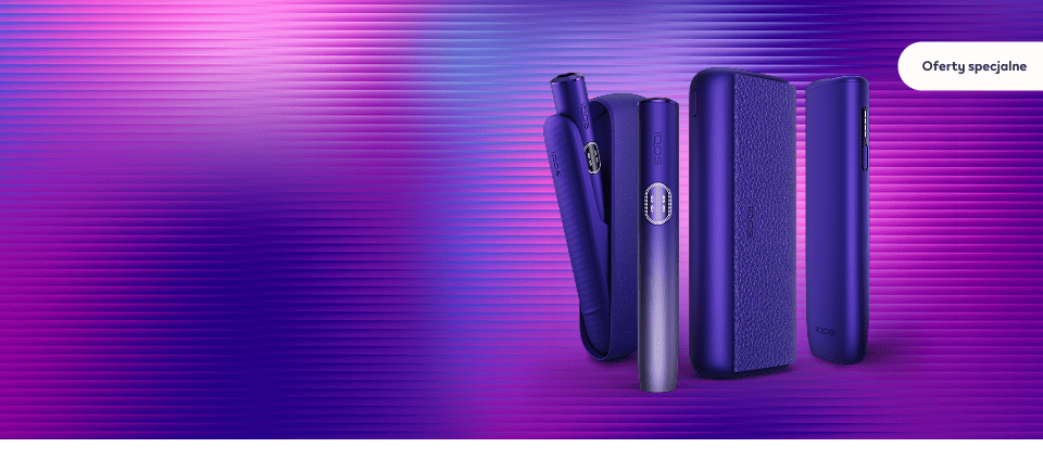 Podgrzewacze tytoniu IQOS ILUMA i , IQOS ILUMA i ONE oraz IQOS ILUMA i PRIME w kolorze fioletowym​