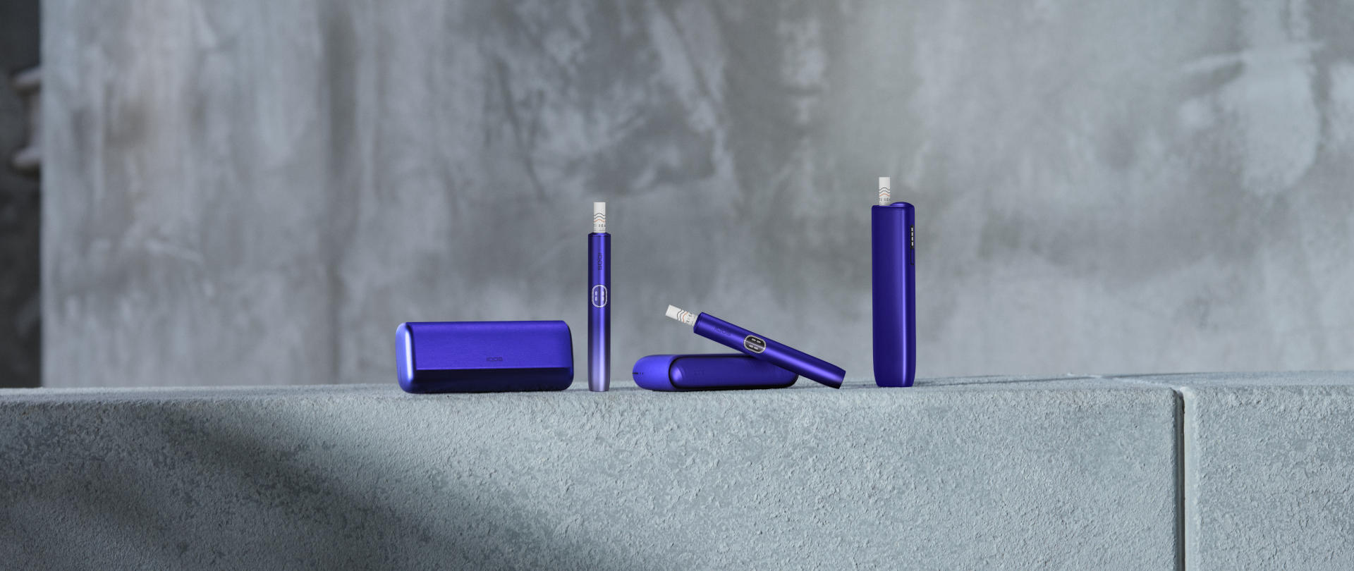 Podgrzewacze tytoniu IQOS ILUMA i, IQOS ILUMA i ONE oraz IQOS ILUMA i PRIME w kolorze fioletowym