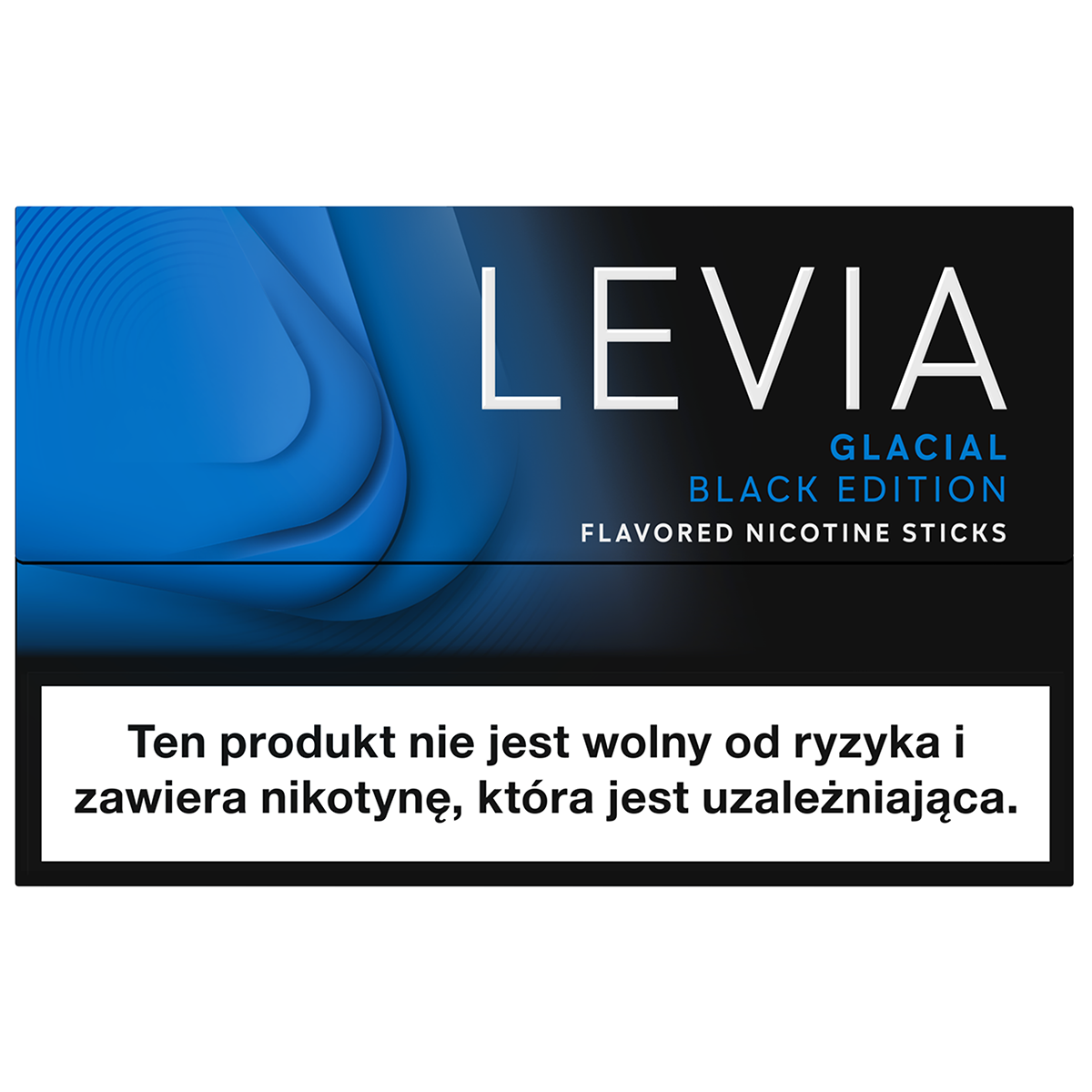 Paczka wkładów nikotynowych LEVIA Glacial Black Edition 