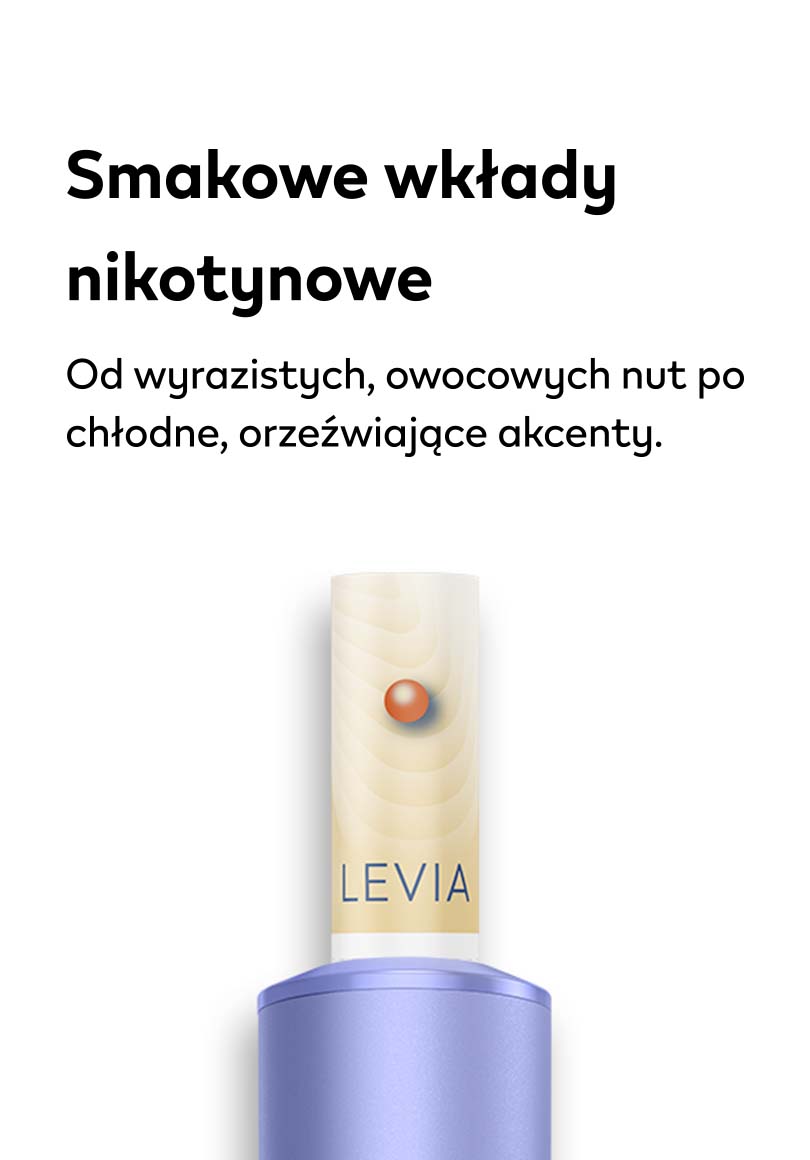 Wnętrze wkładu nikotynowego LEVIA​