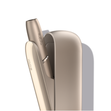 A golden IQOS 3 DUO.