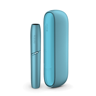 Turquoise IQOS Originals Duo Holder and Pocket Charger, available in other vibrant colors.