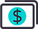 Dollar wallet icon